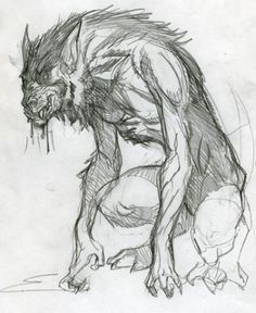 236x288 Werewolf Ideas Werewolves, Drawing Skills And Draw - Werewolf Sketch