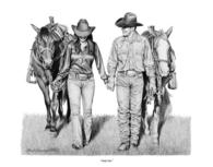 195x153 Paul Cameron Smith Western Pencil Sketches - Western Sketches