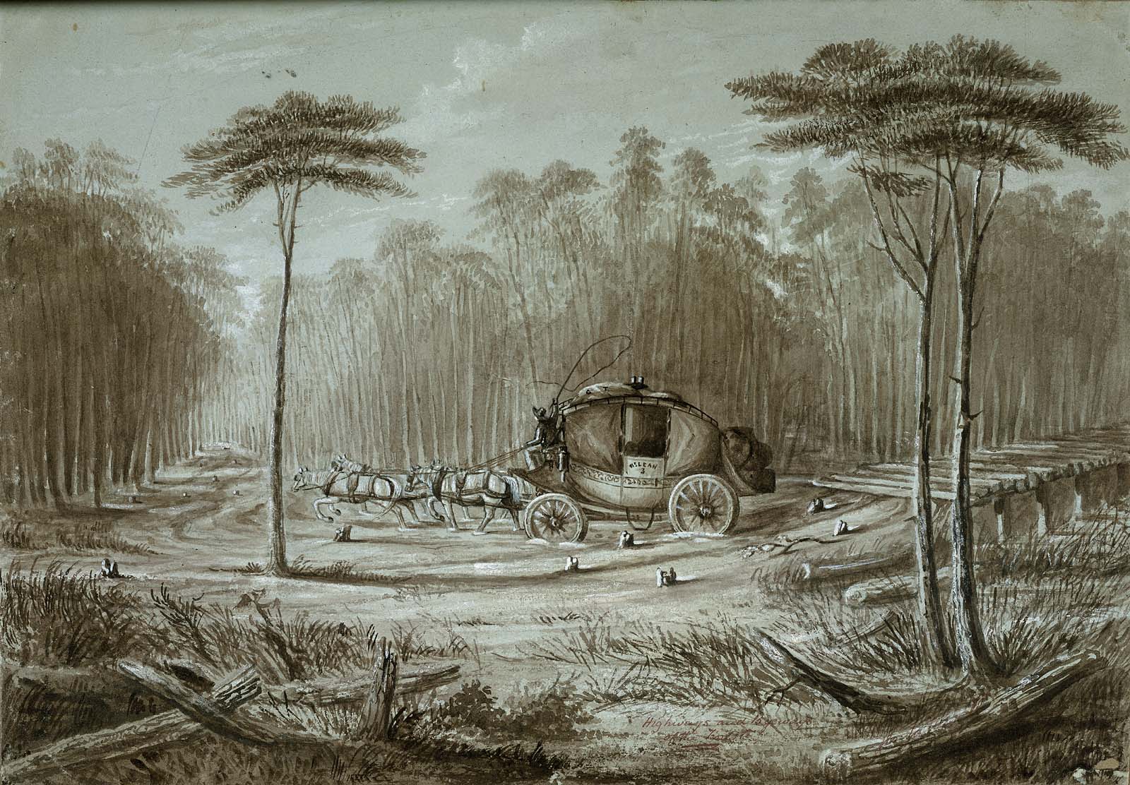 1600x1112 Album Of Western Sketches Highways And Byeways Of The Forest, A - Western Sketches