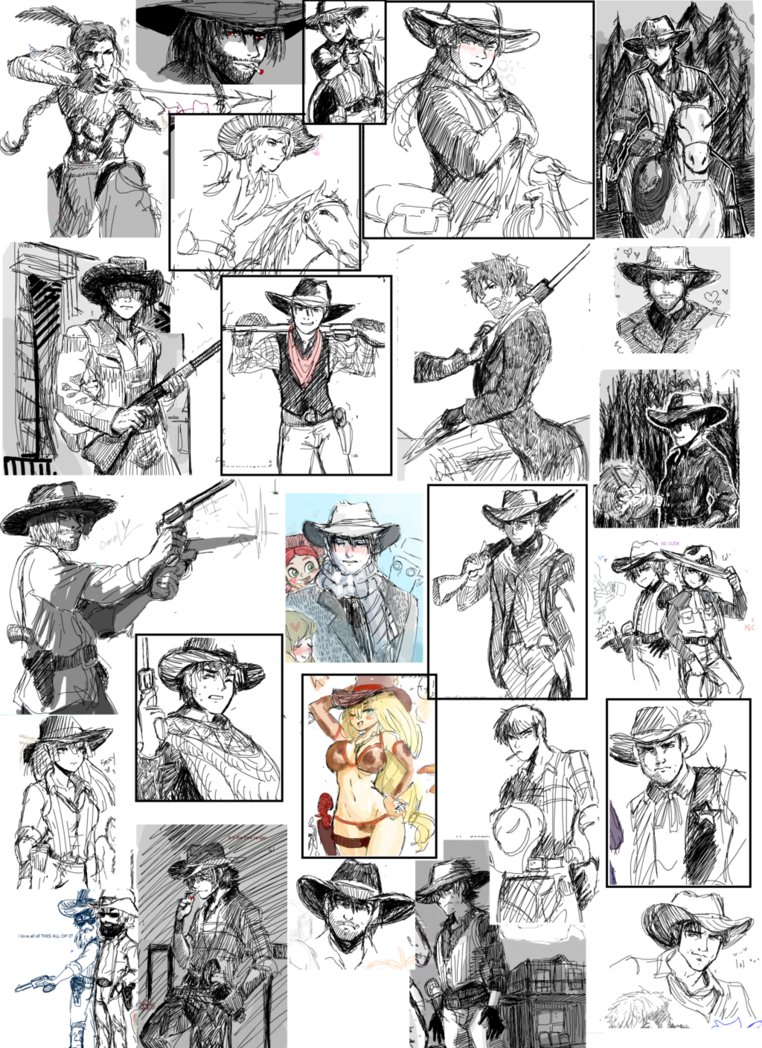 762x1048 Western Sketches By Jtsketch - Western Sketches