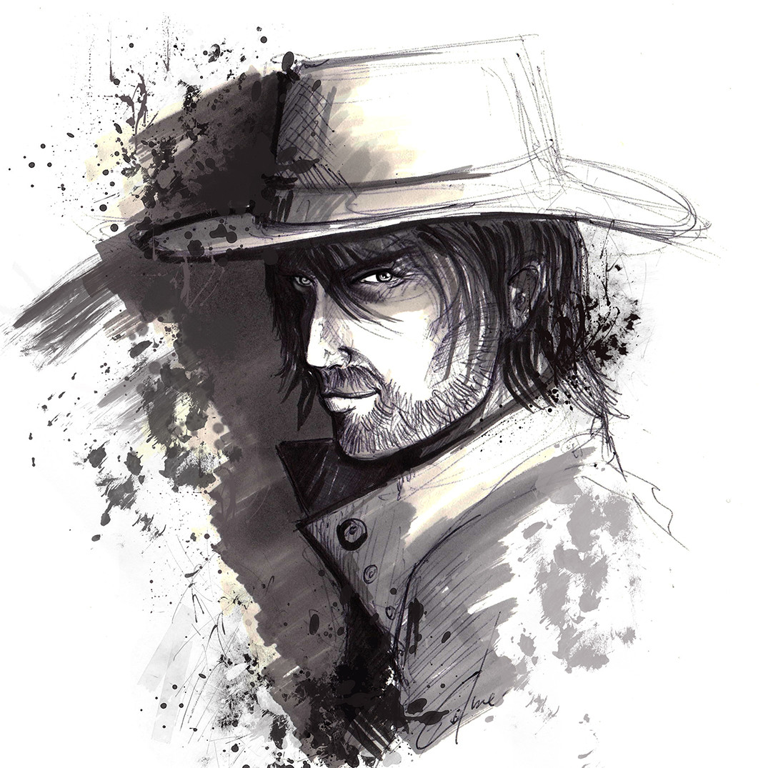 1068x1075 Artstation - Western Sketches