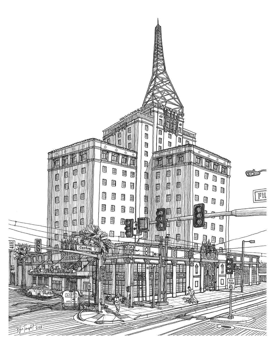 1100x1375 Westward Ho - Westward Ho Sketch