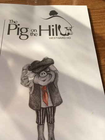338x450 Pig On Hill - Westward Ho Sketch