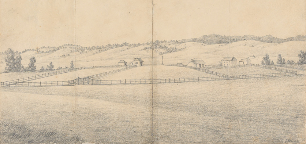 1000x472 Beyond The Blue Mountains To Bathurst - Westward Ho Sketch