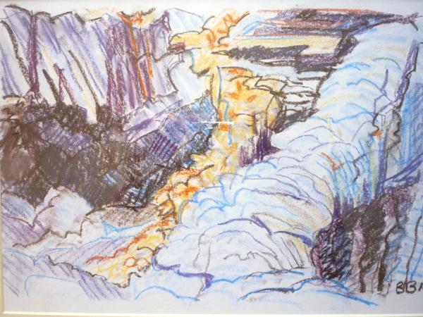 600x450 Cliffs - Westward Ho Sketch
