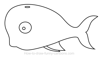 400x231 Drawing A Whale Cartoon - Whale Sketch Cartoon