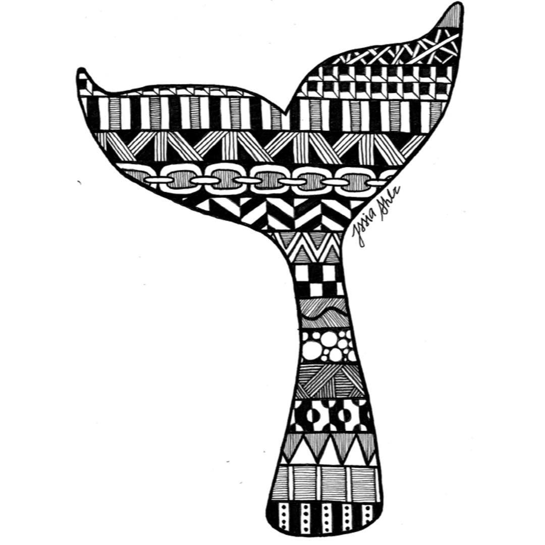 1080x1080 Jessica (@jess Art3) Instagram Photos And Videos - Whale Tail Sketch