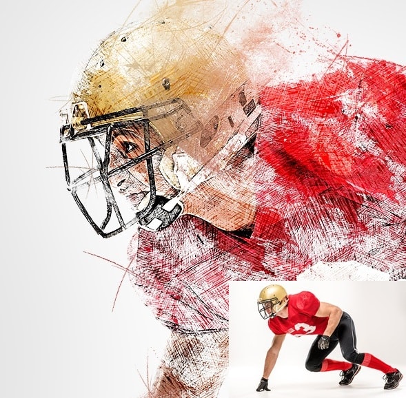 589x578 Create An Artistic Sketch By Napstern - What Is A Artistic Sketch