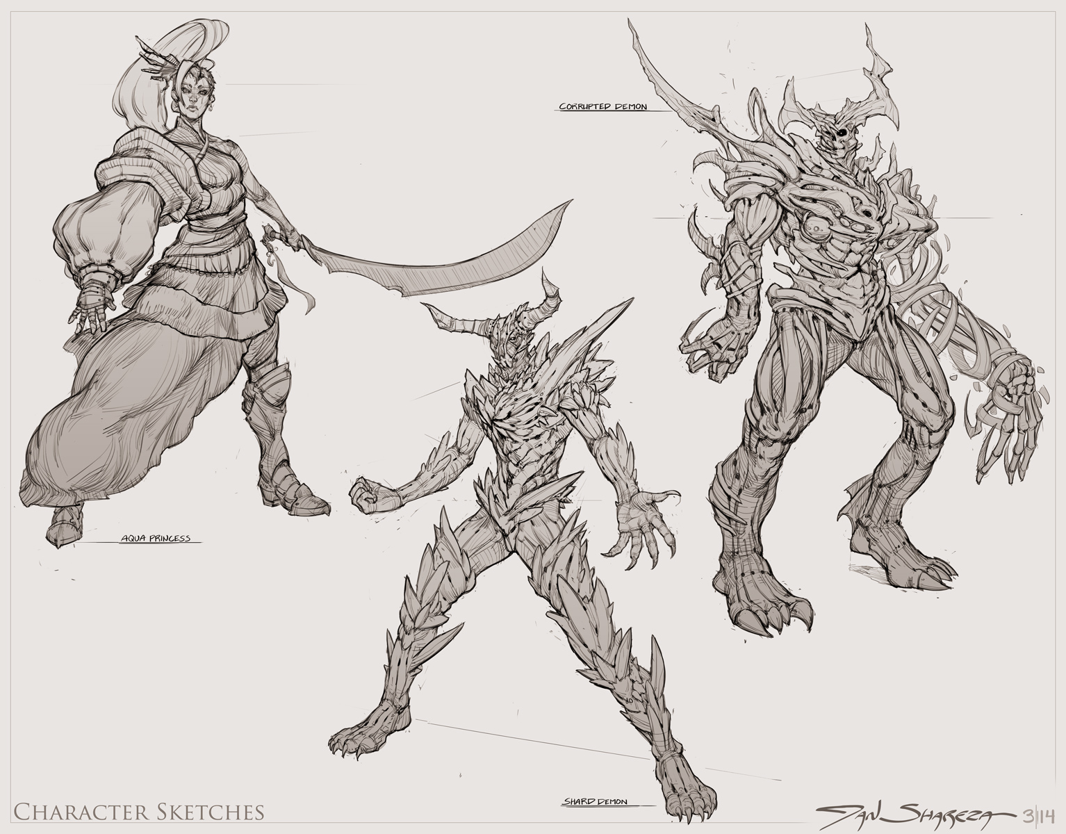 1534x1200 Character Sketches Dan Shareza - What Is A Character Sketch