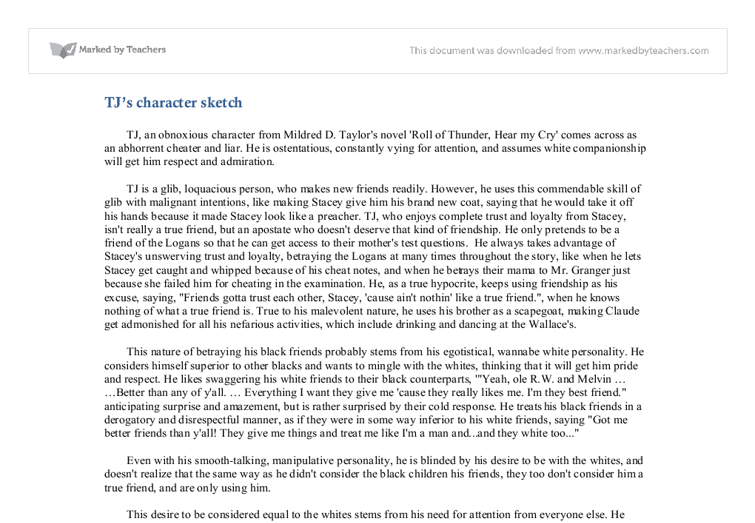 755x523 Character Sketch - What Is A Character Sketch