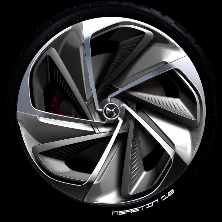 720x720 Citroen Numero 9 Concept Wheel Design Sketch Industrial Desing - Wheel Sketch