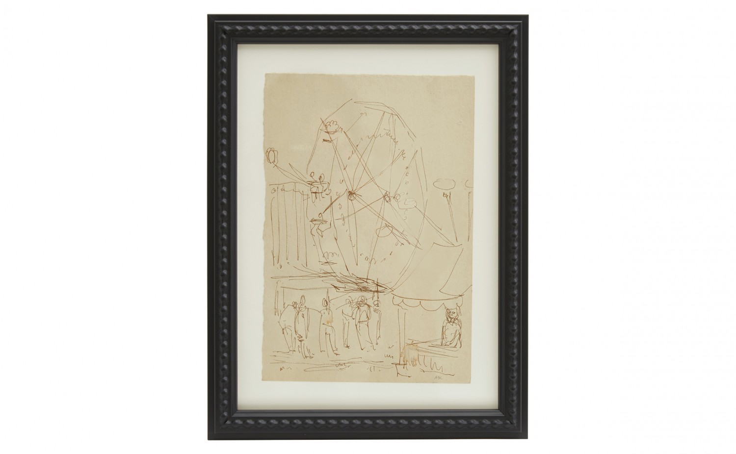 1500x926 Vintage Ferris Wheel Sketch Jayson Home - Wheel Sketch