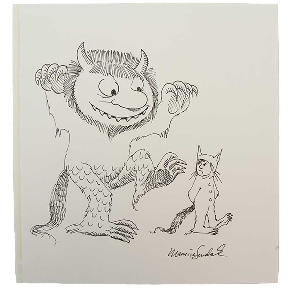 1000x1000 Maurice Sendak Where The Wild Things Are Viii - Where The Wild Things Are Sketch
