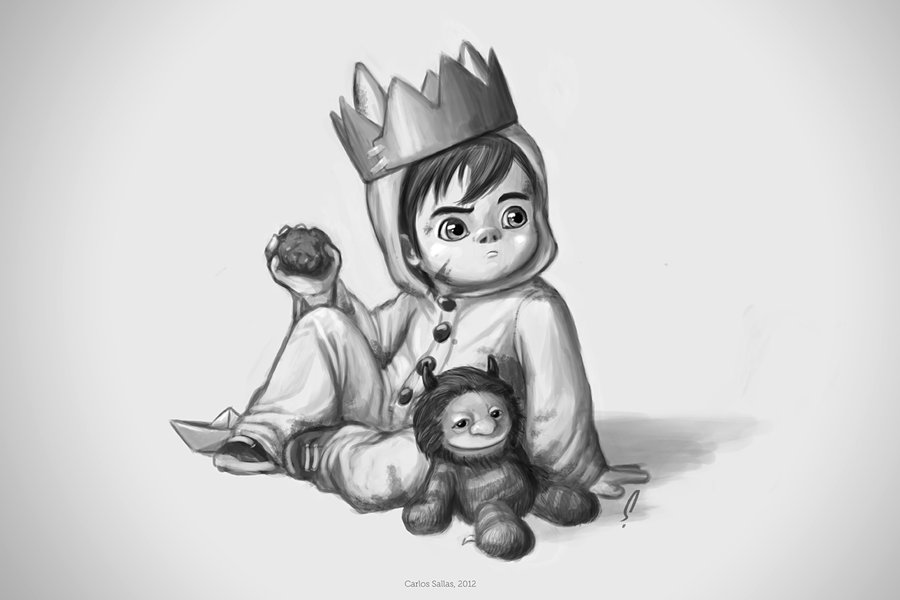 900x600 Max (Where The Wild Things Are) Sketch By Chicopixel - Where The Wild Things Are Sketch