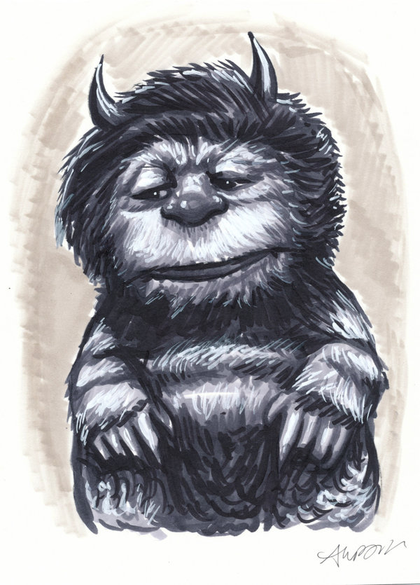 600x835 Where The Wild Things Are Sketch By Ashleighpopplewell - Where The Wild Things Are Sketch