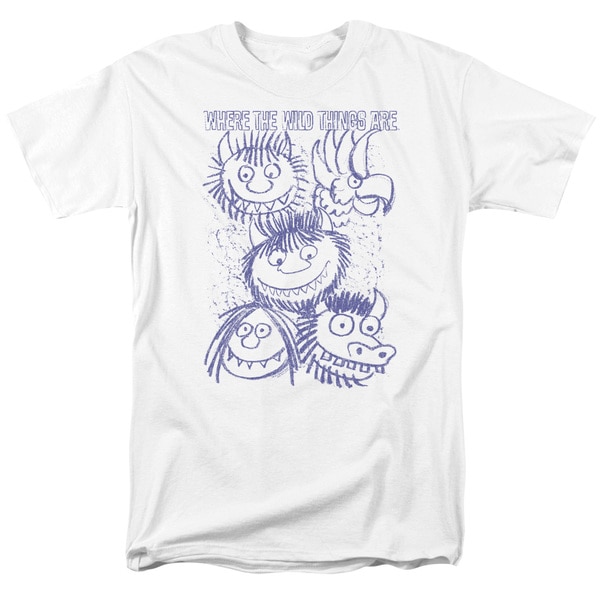 600x600 Where The Wild Things Are Sketch T Shirt Teeshirtpalace - Where The Wild Things Are Sketch