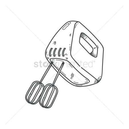 450x450 Free Electric Whisk Stock Vectors Stockunlimited - Whisk Sketch
