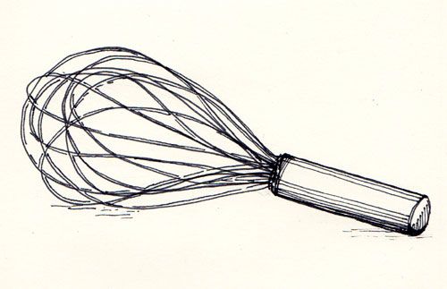500x323 Whisk Sketch Sketchbook Food Stuff Drawings - Whisk Sketch