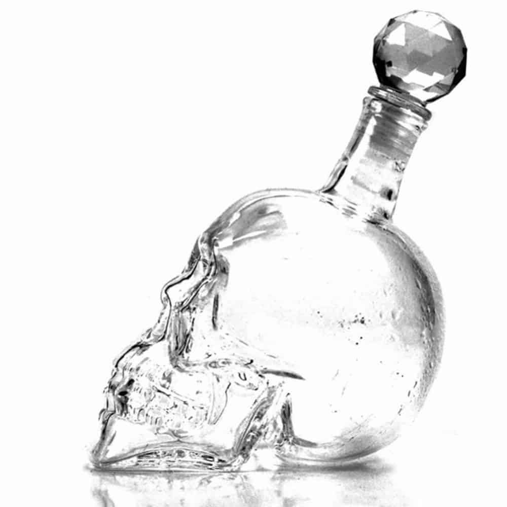 1000x1000 Crystal Skull Whiskey Bottle - Whiskey Bottle Sketch