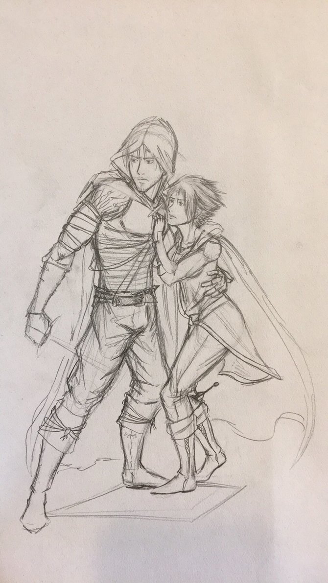 670x1191 Old Sketch Of Stranger And Whisper By Ticktocktokumei - Whisper Sketch