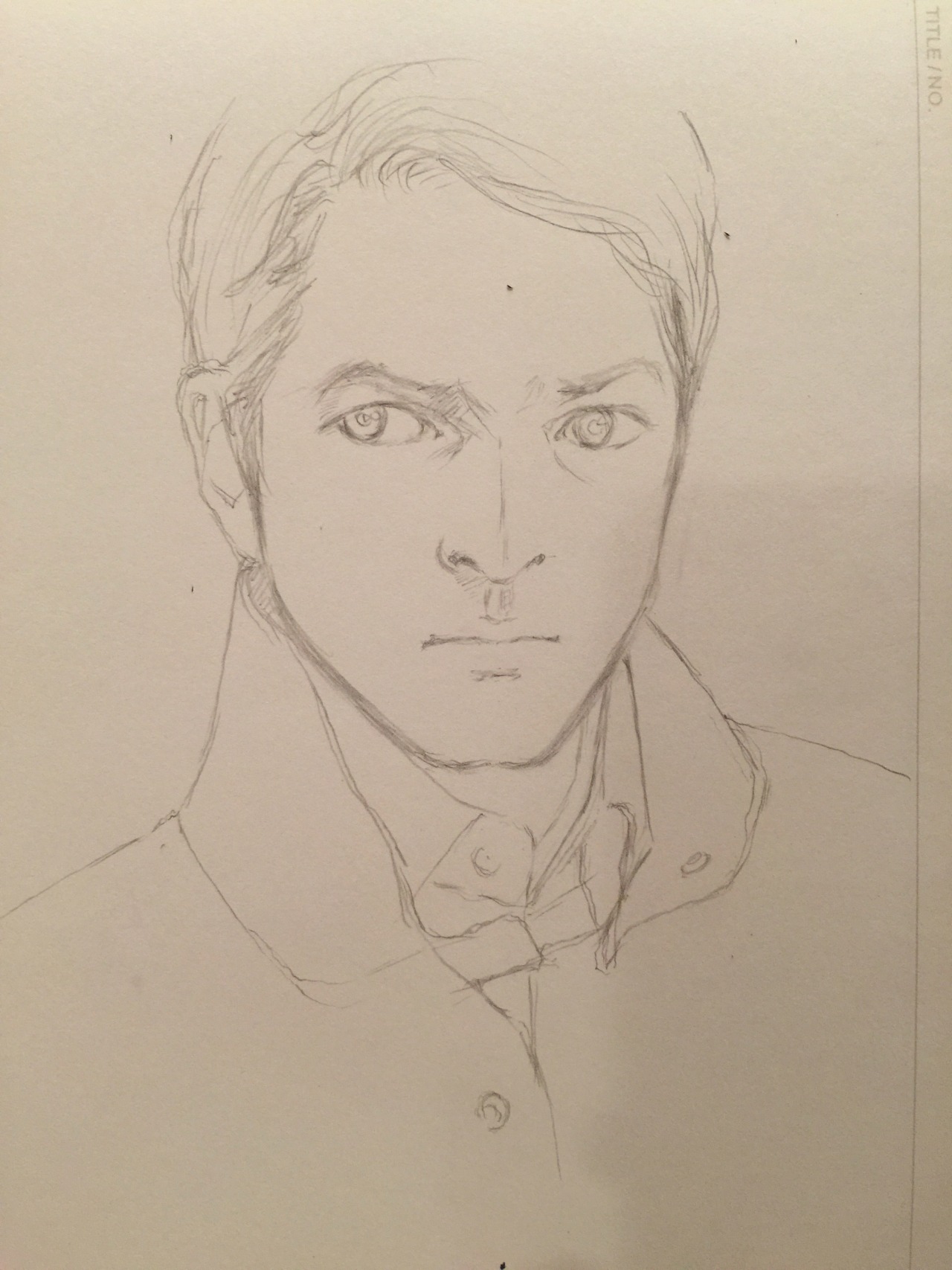 1280x1707 Sketch Of Misha Collins Whisper In Arctic - Whisper Sketch