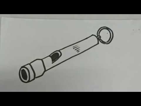 480x360 How To Draw A Whistle Drawing Lessons For Kids - Whistle Sketch