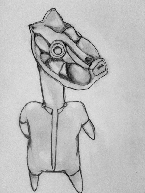 480x640 Whistle Sketch Pencil Sketch Of Clay Whistle I Made , - Whistle Sketch