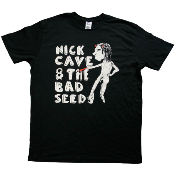 600x600 Nick Cave Loverman Sketch T Shirt Clothing Nick Cave Official - White T Shirt Sketch