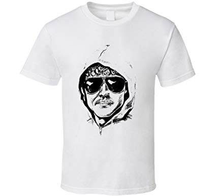 425x386 Unabomber Manhunt Sketch T Shirt - White T Shirt Sketch