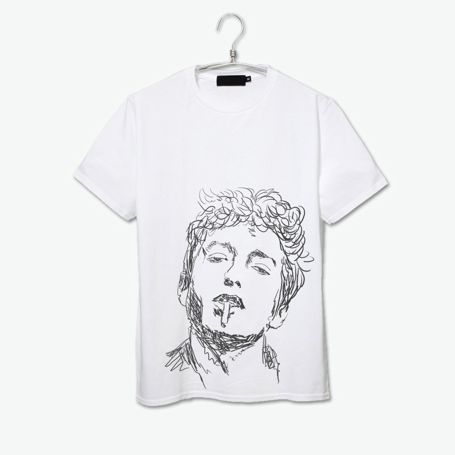 White T Shirt Sketch at PaintingValley.com | Explore collection of ...