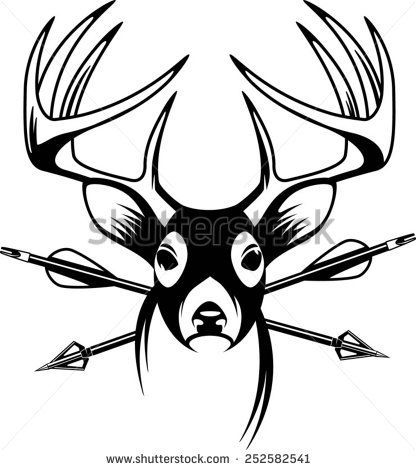416x470 15 Hunting Clipart White Tail For Free Download On Mbtskoudsalg - Whitetail Buck Sketches