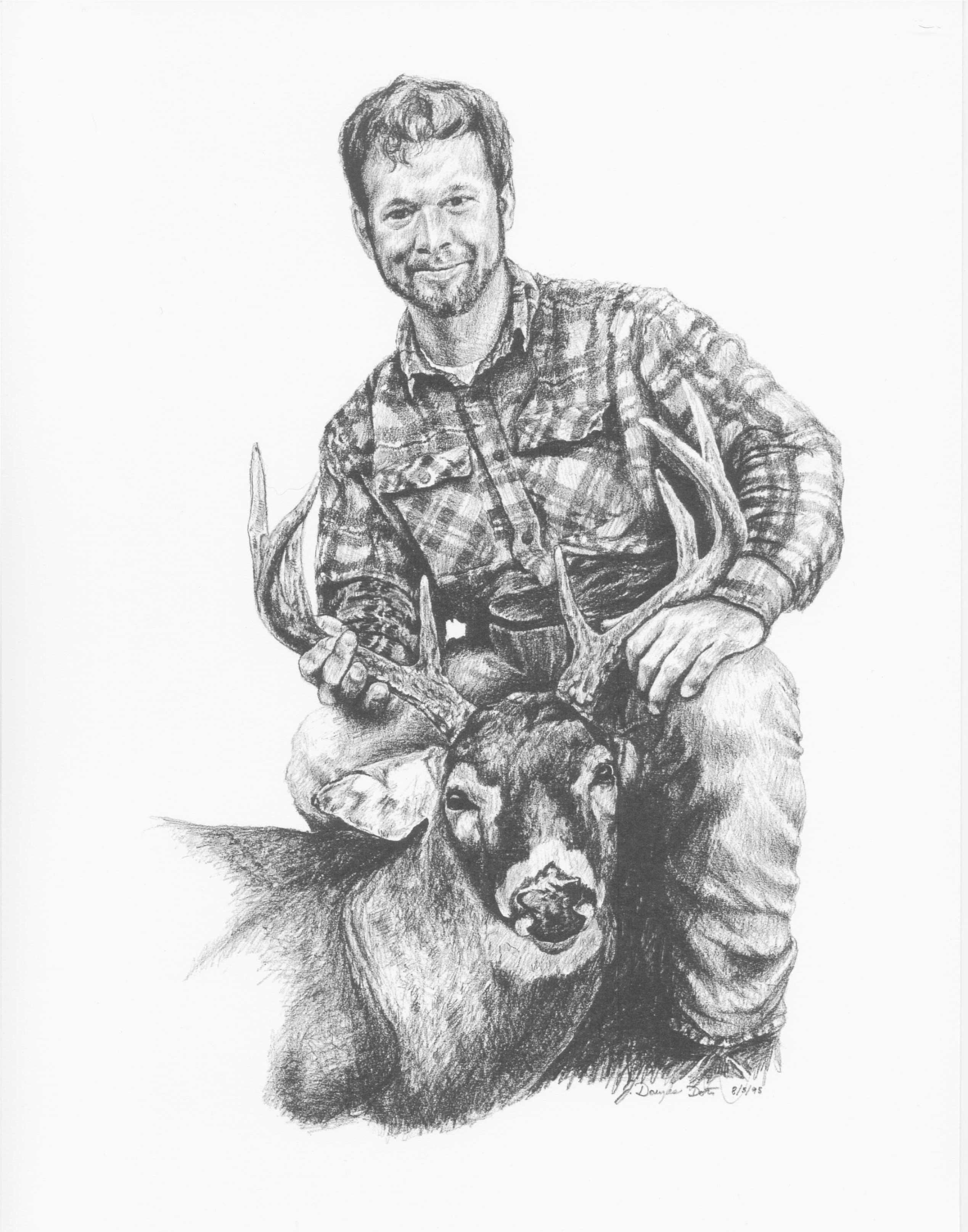 2538x3229 Illinois Whitetail Services, Llc - Whitetail Sketch