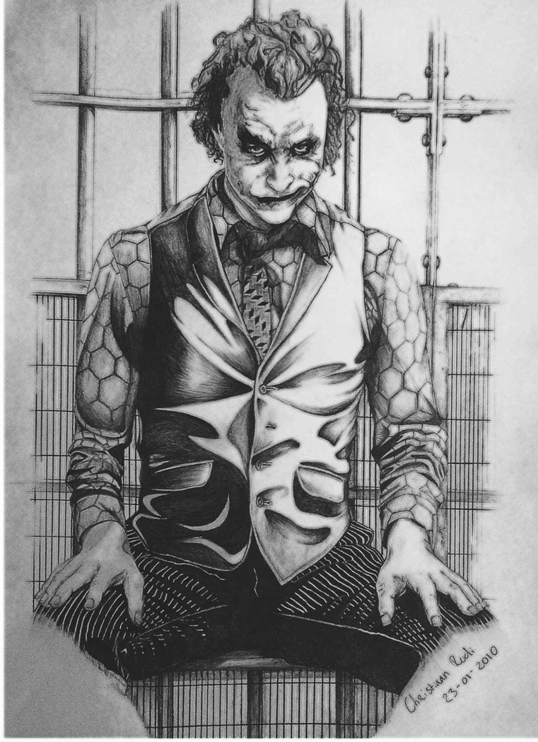 761x1049 Why So Serious By Christiaanr1990 - Why So Serious Sketch
