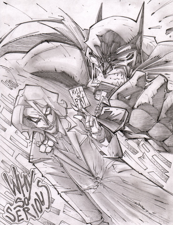 736x960 Why So Serious Vector Illustration Pucksnhoops - Why So Serious Sketch