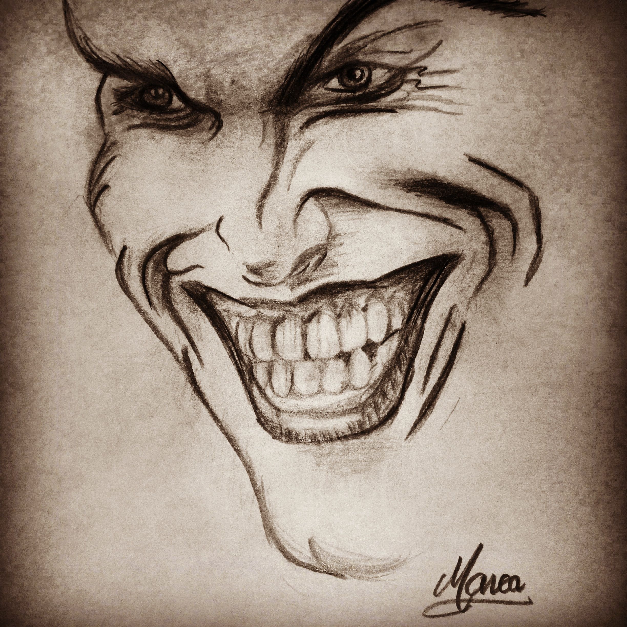 2448x2448 Why So Serious Art Drawing Painting Drawing - Why So Serious Sketch