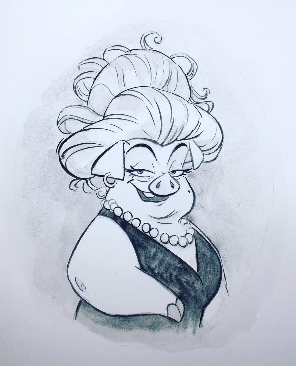 971x1200 Bill Robinson On Twitter - Wig Sketch