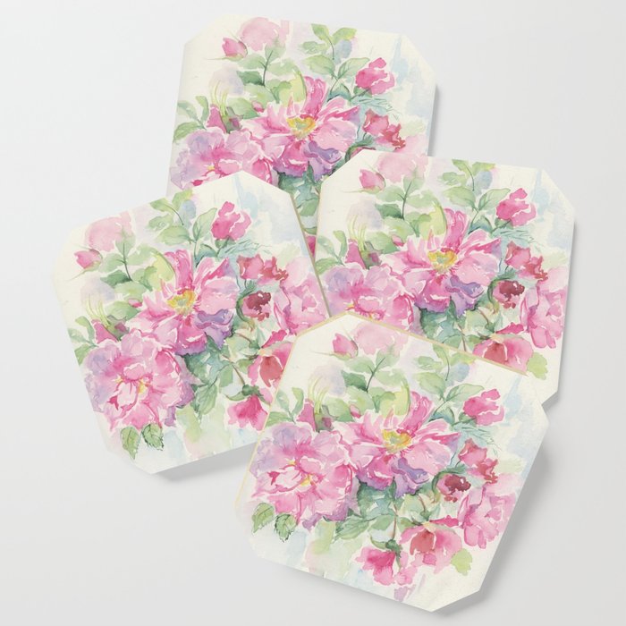 700x700 Wild Rose Flower Watercolour Painting Pink Roses Spring Floral - Wild Rose Sketch