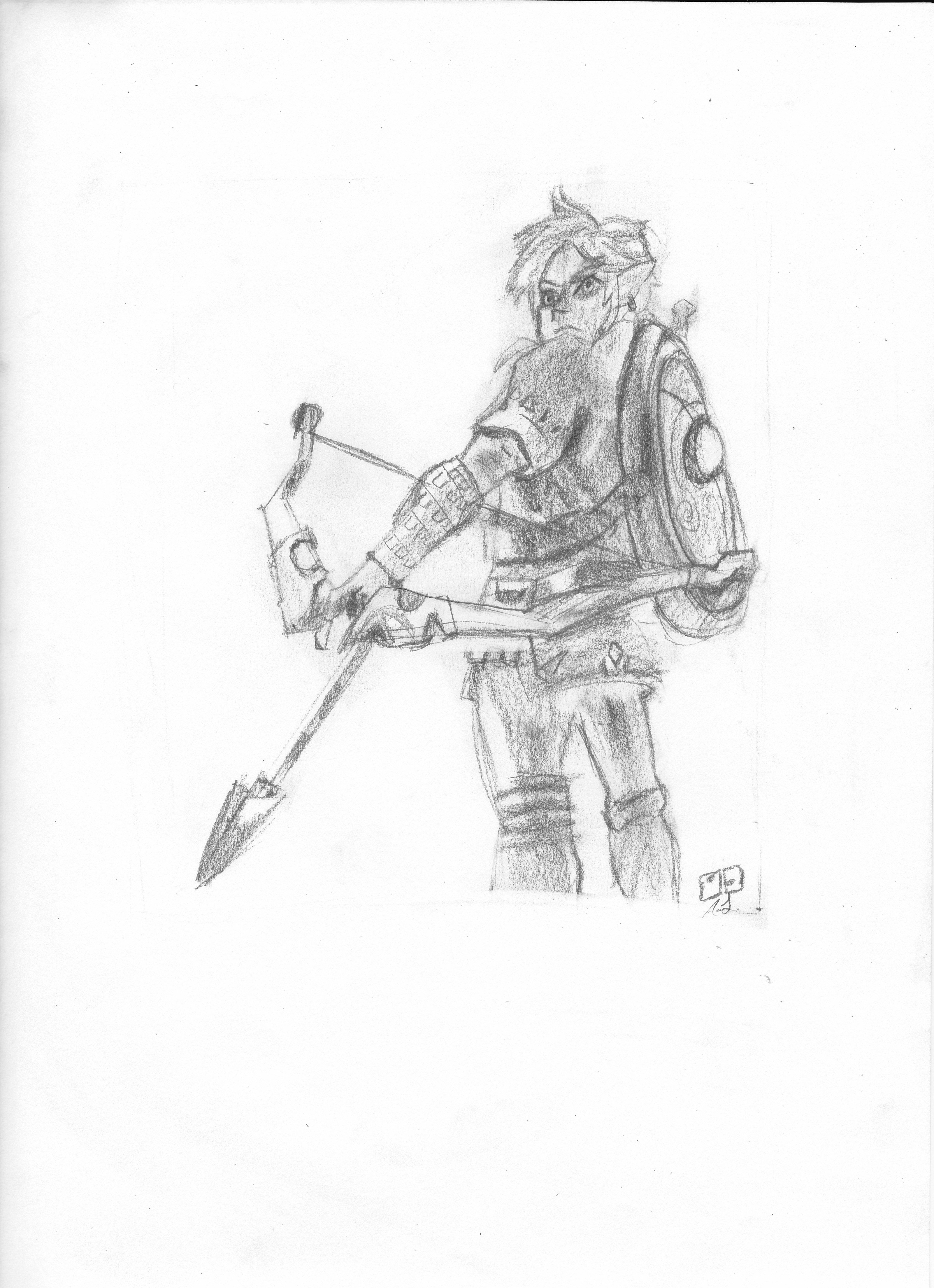 5072x6992 Zelda Breath Of The Wild Sketch (Link) - Wild Sketch