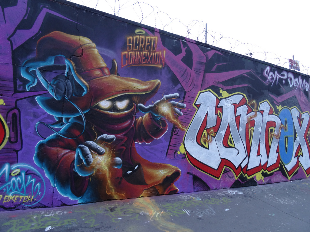 1024x768 Wild Sketch, Scred Connexion 2016 Graffiti, Rue Ordener, - Wild Sketch