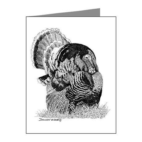 460x460 Wild Turkey Stationery - Wild Turkey Sketch