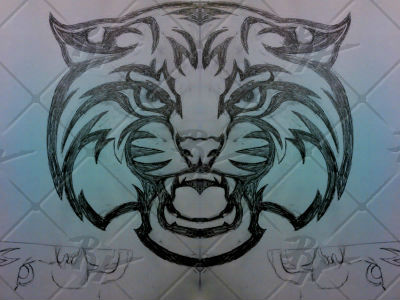 400x300 Wildcat Sketch By Ross Hettinger - Wildcat Sketch