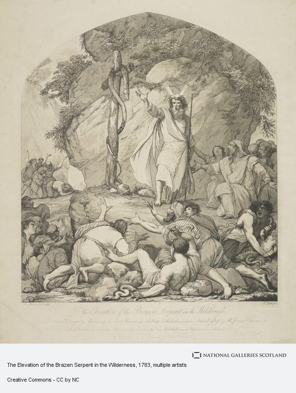 600x796 The Elevation Of The Brazen Serpent In The Wilderness National - Wilderness Sketch