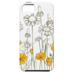 307x307 Wildflower Sketch Electronics Amp Tech Accessories Zazzle - Wildflower Sketch