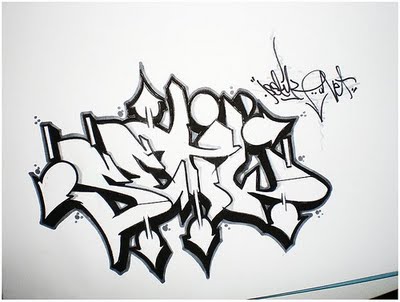 400x302 Graffiti Mawor Indilabel Collection Sketch Graffiti Wildstyle By - Wildstyle Graffiti Sketch