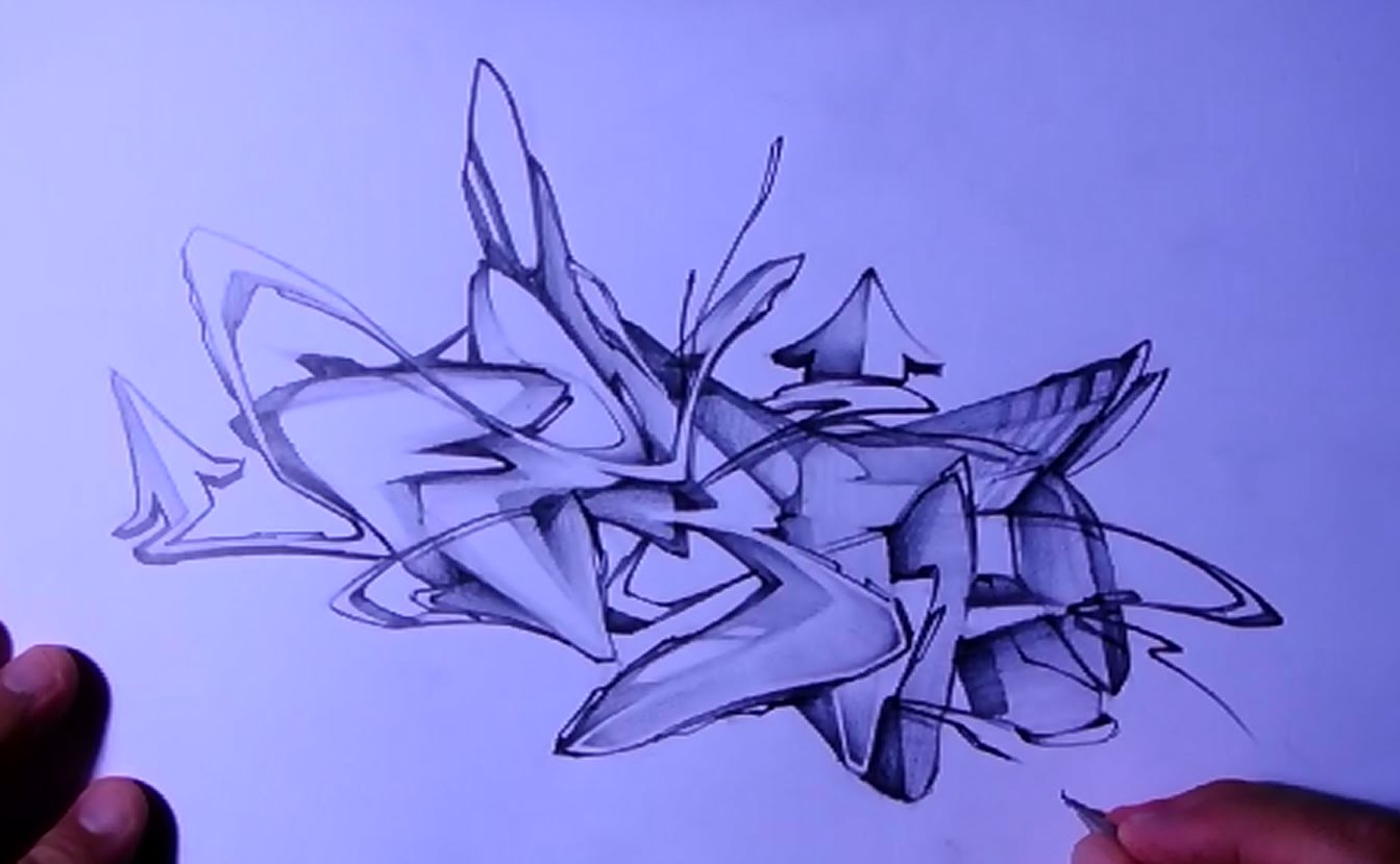 Wildstyle Graffiti Sketch At PaintingValley.com | Explore Collection Of ...