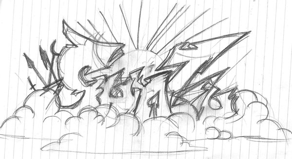 Wildstyle Graffiti Sketch At PaintingValley.com | Explore Collection Of ...