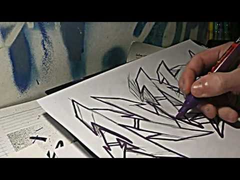 Wildstyle Graffiti Sketch At PaintingValley.com | Explore Collection Of ...