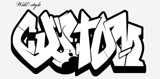 616x305 Grafity Font 2 Sketch Graffiti Wildstyle And Simple Design - Wildstyle Graffiti Sketch