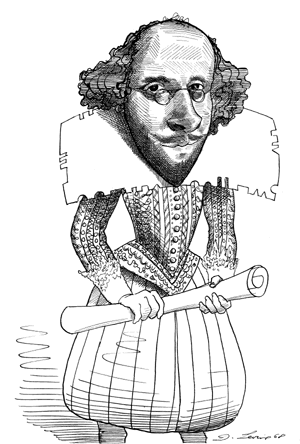 300x444 The Ibm Shakespeare By Frank Kermode The New York Review Of Books - William Shakespeare Sketch