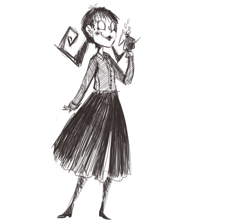 788x732 Willow Sketch By Coffeesnake - Willow Sketch